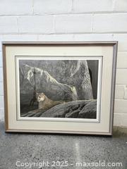 MaxSold Auction: Robert Bateman Cougar / Mountain Lion Signed Limited Print, 38 x 32 - Toronto (Ontario, Canada) PARTNER MANAGED Downsizing Online Auction - Research Road (STORAGE)