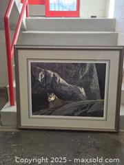 MaxSold Auction: Robert Bateman Cougar / Mountain Lion Signed Limited Print, 38 x 32 - Toronto (Ontario, Canada) PARTNER MANAGED Downsizing Online Auction - Research Road (STORAGE)