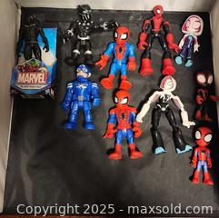 MaxSold Auction: 10 marvel figures , Gwen, spiderman captain America Black Panther... - Toronto (Ontario, Canada) SELLER MANAGED Reseller Online Auction - Falstaff Avenue (CONDO)