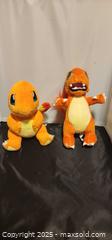 MaxSold Auction: 1998 Pokemon Charmander 9” Play By Play Rare + 2021 charmander  - Toronto (Ontario, Canada) SELLER MANAGED Reseller Online Auction - Falstaff Avenue (CONDO)