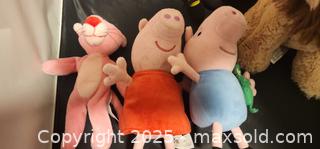 MaxSold Auction: Assorted plush lot mickey, pink panther, lion, hook, cookie monster - Toronto (Ontario, Canada) SELLER MANAGED Reseller Online Auction - Falstaff Avenue (CONDO)