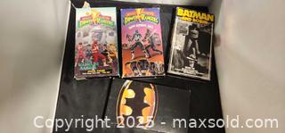 MaxSold Auction: Batman, power Rangers vhs lot - Toronto (Ontario, Canada) SELLER MANAGED Reseller Online Auction - Falstaff Avenue (CONDO)