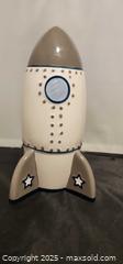 MaxSold Auction: Ceramic Coin bank Roger space ship Rocket  - Toronto (Ontario, Canada) SELLER MANAGED Reseller Online Auction - Falstaff Avenue (CONDO)