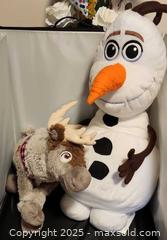 MaxSold Auction: Disney frozen big Olaf plush and sven plush - Toronto (Ontario, Canada) SELLER MANAGED Reseller Online Auction - Falstaff Avenue (CONDO)