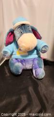 MaxSold Auction: Eeyore Snowman Sweater Hat & Scarf Blue & White Plush Disney Store Exclusive - Toronto (Ontario, Canada) SELLER MANAGED Reseller Online Auction - Falstaff Avenue (CONDO)