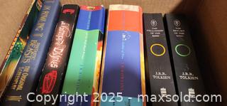 MaxSold Auction: Fantasy book lot: Harry Potter, beasts,vampire, lord of the rings - Toronto (Ontario, Canada) SELLER MANAGED Reseller Online Auction - Falstaff Avenue (CONDO)