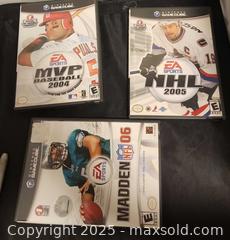 MaxSold Auction: GameCube games madden 05 , NHL 2005, map baseball 2004  - Toronto (Ontario, Canada) SELLER MANAGED Reseller Online Auction - Falstaff Avenue (CONDO)