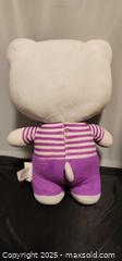 MaxSold Auction: Hello Kitty purple stripped Plush Stuffed Animal  - Toronto (Ontario, Canada) SELLER MANAGED Reseller Online Auction - Falstaff Avenue (CONDO)