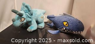 MaxSold Auction: Jurassic World Park Dinosaur Plush Triceratops & mosasaurus - Toronto (Ontario, Canada) SELLER MANAGED Reseller Online Auction - Falstaff Avenue (CONDO)
