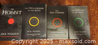 MaxSold Auction: Lord of the rings part 1-3 + hobbit books - Toronto (Ontario, Canada) SELLER MANAGED Reseller Online Auction - Falstaff Avenue (CONDO)