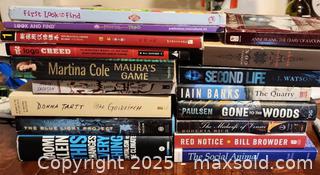 MaxSold Auction: Lot of assorted books & novels - Toronto (Ontario, Canada) SELLER MANAGED Reseller Online Auction - Falstaff Avenue (CONDO)