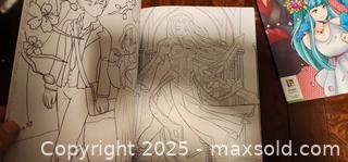 MaxSold Auction: Manga drawing book + coloring book - Toronto (Ontario, Canada) SELLER MANAGED Reseller Online Auction - Falstaff Avenue (CONDO)