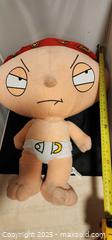 MaxSold Auction:  Nanco 2005 Stewie Griffin vintage Family Guy Diaper Karate Stuffed Doll About 19". - Toronto (Ontario, Canada) SELLER MANAGED Reseller Online Auction - Falstaff Avenue (CONDO)