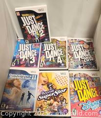 MaxSold Auction: Nintendo Wii just dance + other games lot - Toronto (Ontario, Canada) SELLER MANAGED Reseller Online Auction - Falstaff Avenue (CONDO)