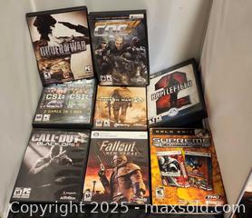 MaxSold Auction: PC games action lot - Toronto (Ontario, Canada) SELLER MANAGED Reseller Online Auction - Falstaff Avenue (CONDO)