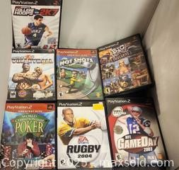 MaxSold Auction: Playstation 2 (ps2) games lot  - Toronto (Ontario, Canada) SELLER MANAGED Reseller Online Auction - Falstaff Avenue (CONDO)