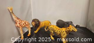 MaxSold Auction: Rinoo Wildlife *sounds When Pressed. Lion, elephant,giraffe, Cheetah figures - Toronto (Ontario, Canada) SELLER MANAGED Reseller Online Auction - Falstaff Avenue (CONDO)