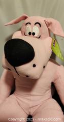 MaxSold Auction: Scooby Dooby doo Plush pink with Tags. Approx 19 inches tall. Hanna Barbera  - Toronto (Ontario, Canada) SELLER MANAGED Reseller Online Auction - Falstaff Avenue (CONDO)
