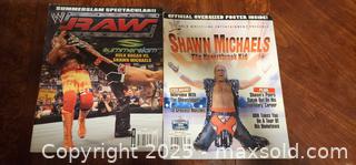 MaxSold Auction: Shaun Michael's wwf raw wrestling magazine lot of 2 - Toronto (Ontario, Canada) SELLER MANAGED Reseller Online Auction - Falstaff Avenue (CONDO)
