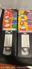 MaxSold Auction: South Park Volumes 1-2 (VHS) Rhino Comedy Central  - Toronto (Ontario, Canada) SELLER MANAGED Reseller Online Auction - Falstaff Avenue (CONDO)