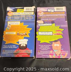 MaxSold Auction: South Park Volumes 1-2 (VHS) Rhino Comedy Central  - Toronto (Ontario, Canada) SELLER MANAGED Reseller Online Auction - Falstaff Avenue (CONDO)