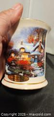 MaxSold Auction: Thomas kinkade + train locomotive mug titled France 1861 - Toronto (Ontario, Canada) SELLER MANAGED Reseller Online Auction - Falstaff Avenue (CONDO)