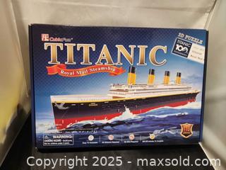 MaxSold Auction: Titanic CUBIC FUN royal mail steam ship 113 Piece 3D puzzle 100th anniversary  - Toronto (Ontario, Canada) SELLER MANAGED Reseller Online Auction - Falstaff Avenue (CONDO)