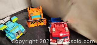 MaxSold Auction: Transformers robots Rescue lot of 4 figures  - Toronto (Ontario, Canada) SELLER MANAGED Reseller Online Auction - Falstaff Avenue (CONDO)