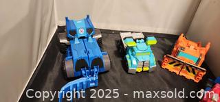 MaxSold Auction: Transformers robots Rescue lot of 4 figures  - Toronto (Ontario, Canada) SELLER MANAGED Reseller Online Auction - Falstaff Avenue (CONDO)