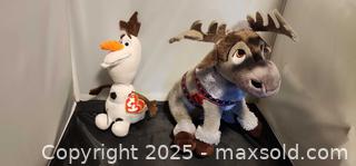 MaxSold Auction: Ty sparkle Olaf and sven from disney frozen - Toronto (Ontario, Canada) SELLER MANAGED Reseller Online Auction - Falstaff Avenue (CONDO)