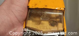 MaxSold Auction: Vintage 70's Tonka Dump Truck Golden Yellow Pressed Metal - Toronto (Ontario, Canada) SELLER MANAGED Reseller Online Auction - Falstaff Avenue (CONDO)