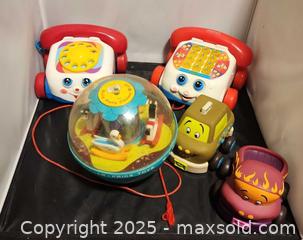 MaxSold Auction: Vintage fisher price toys roly poly + 2 pull back toy cars - Toronto (Ontario, Canada) SELLER MANAGED Reseller Online Auction - Falstaff Avenue (CONDO)