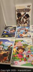 MaxSold Auction: Wii games lot : super Mario, Karate.....read description  - Toronto (Ontario, Canada) SELLER MANAGED Reseller Online Auction - Falstaff Avenue (CONDO)