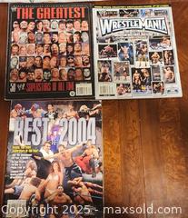 MaxSold Auction: Wwe magazine lot: wrestling best of 2004, greatest, WRESTLEMANIA  - Toronto (Ontario, Canada) SELLER MANAGED Reseller Online Auction - Falstaff Avenue (CONDO)