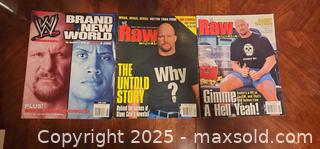 MaxSold Auction: Wwe raw magazine lot: stone cold Steve Austin, rock - Toronto (Ontario, Canada) SELLER MANAGED Reseller Online Auction - Falstaff Avenue (CONDO)