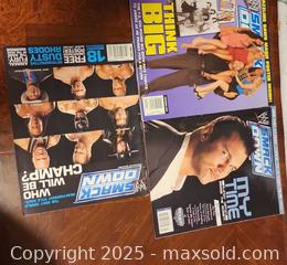 MaxSold Auction: Wwe smackdown magazine lot  - Toronto (Ontario, Canada) SELLER MANAGED Reseller Online Auction - Falstaff Avenue (CONDO)