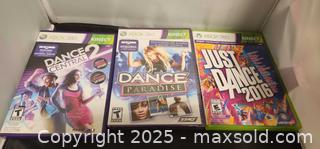 MaxSold Auction: Xbox 360 dance games kinect  - Toronto (Ontario, Canada) SELLER MANAGED Reseller Online Auction - Falstaff Avenue (CONDO)