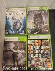 MaxSold Auction: Xbox 360 games lot : tomb raider, gta,..... - Toronto (Ontario, Canada) SELLER MANAGED Reseller Online Auction - Falstaff Avenue (CONDO)