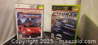 MaxSold Auction: Xbox original game titles- forza and project Gotham racing  - Toronto (Ontario, Canada) SELLER MANAGED Reseller Online Auction - Falstaff Avenue (CONDO)
