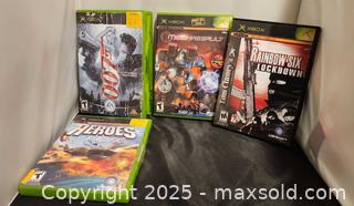 MaxSold Auction: Xbox original game titles: 007 , rainbow six, mechanical assault,  heroes of the pacific - Toronto (Ontario, Canada) SELLER MANAGED Reseller Online Auction - Falstaff Avenue (CONDO)