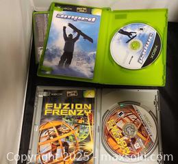 MaxSold Auction: Xbox original game titles: fusion frenzy, amped, tennis top spin - Toronto (Ontario, Canada) SELLER MANAGED Reseller Online Auction - Falstaff Avenue (CONDO)