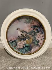 MaxSold Auction: 1991 Lena Liu “Song of Spring” Collector Plate with Frame - Kingston (Ontario, Canada) SELLER MANAGED Downsizing Online Auction - Crossfield Avenue