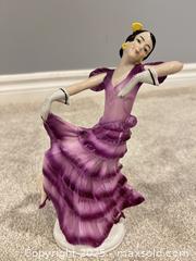 MaxSold Auction: Antique Art Deco German Porcelain Lady Woman Flapper Dancer Figurine Figure  - Kingston (Ontario, Canada) SELLER MANAGED Downsizing Online Auction - Crossfield Avenue