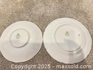 MaxSold Auction: AYNSLEY AQUA#8011-FILIGREE GOLD SCROLLS(1930+) SAUCER AND BREAD PLATE - Kingston (Ontario, Canada) SELLER MANAGED Downsizing Online Auction - Crossfield Avenue