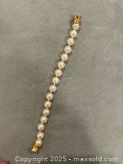 MaxSold Auction: Beautiful faux-pearl bracelet with KLIKIT magnetic clasp - Kingston (Ontario, Canada) SELLER MANAGED Downsizing Online Auction - Crossfield Avenue