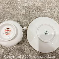 MaxSold Auction: BONE CHINA ENGLAND QUEENS CUP WITH ROSINA SAUCER SET - Kingston (Ontario, Canada) SELLER MANAGED Downsizing Online Auction - Crossfield Avenue