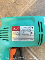 MaxSold Auction: DCA 10mm Hand drill 220V-50HZ 300W - Kingston (Ontario, Canada) SELLER MANAGED Downsizing Online Auction - Crossfield Avenue