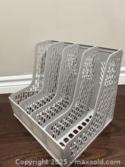 MaxSold Auction: DESK FILE-ORGANISER, 4 SECTIONS PLASTIC FILE HOLDER - Kingston (Ontario, Canada) SELLER MANAGED Downsizing Online Auction - Crossfield Avenue