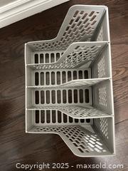MaxSold Auction: DESK FILE-ORGANISER, 4 SECTIONS PLASTIC FILE HOLDER - Kingston (Ontario, Canada) SELLER MANAGED Downsizing Online Auction - Crossfield Avenue