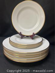 MaxSold Auction: Pier 1 Hand-Painted Dinnerware – 10-Piece Set - Campbell (California, USA) SELLER MANAGED Downsizing Online Auction - Dell Avenue